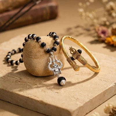 Veer Gadaa — Golden Hanuman Gada Pendant with Chain